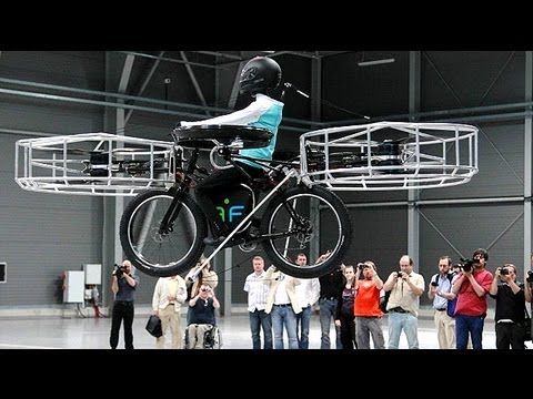 Flying electric bicycle invented in Czech Republic