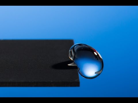 Using Lasers to Create Super-hydrophobic Materials