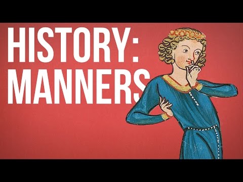 HISTORY OF IDEAS - Manners