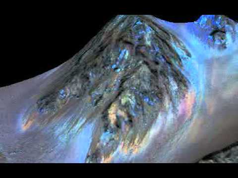 Animation of Site of Seasonal Flows in Hale Crater, Mars