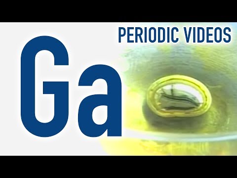 Gallium (beating heart) - Periodic Table of Videos
