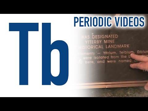 Terbium - Periodic Table of Videos