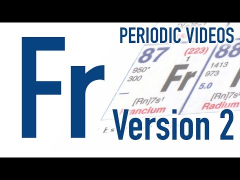 Francium (version 2) - Periodic Table of Videos