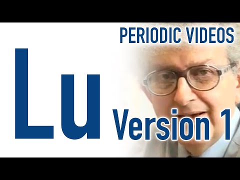 Lutetium (version 1) - Periodic Table of Videos