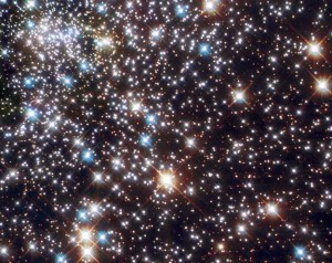 Blue stragglers zijn 'onmogelijke sterren'. Het resultaat van sterbotsingen? 