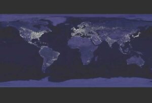 Aarde bij nacht