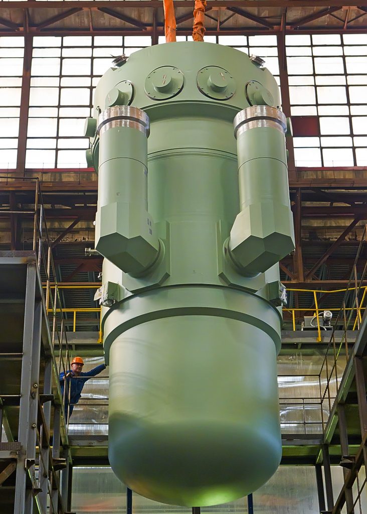 De RITM-200 reactor is Ã©Ã©n van de enige twee typen microkernreactoren in productie. Bron: Rosatom.ru